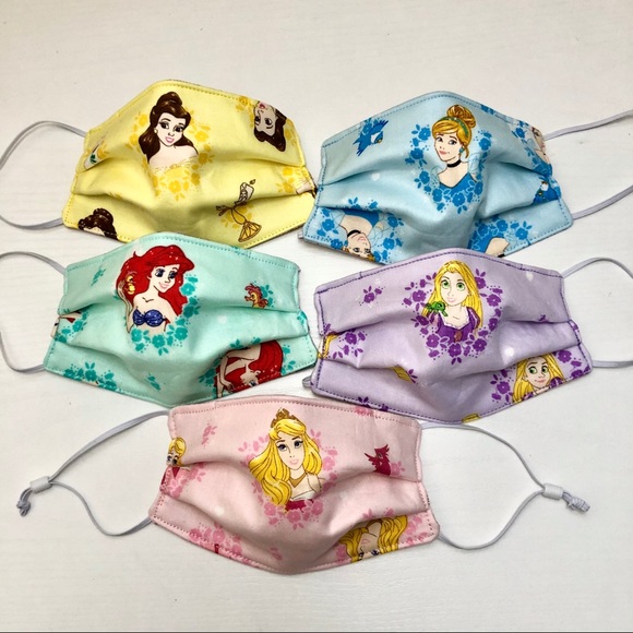 5-pack Disney Princesses face masks - Picture 2 of 7